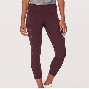 Lululemon extra mile cropped leggings